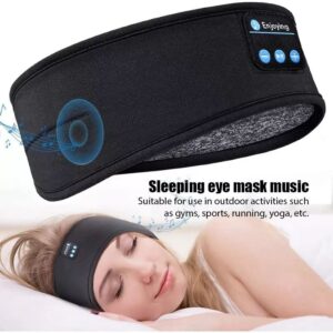 Wireless Bluetooth Music Headband With Built-In Headphones For Sports, Running, Gym, And Sleep – Comfortable Fabric Desi