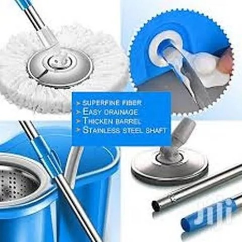 244e8731f31b6659733b2074dc95d166 360° Rotating Head Mops with Bucket Mob Deep-cleaning magic mop-microfiber mop | Best for home and office cleaning