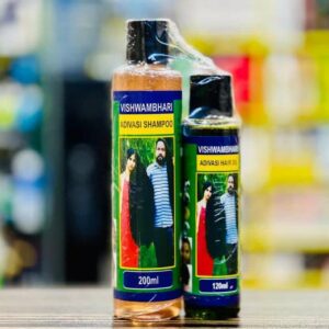 Adivasi Herbal Hair Oil And Shampoo Deal Pack Of 2 – Natural Hair Care Combo For Strong, Shiny, And Healthy Hair (Oil 10