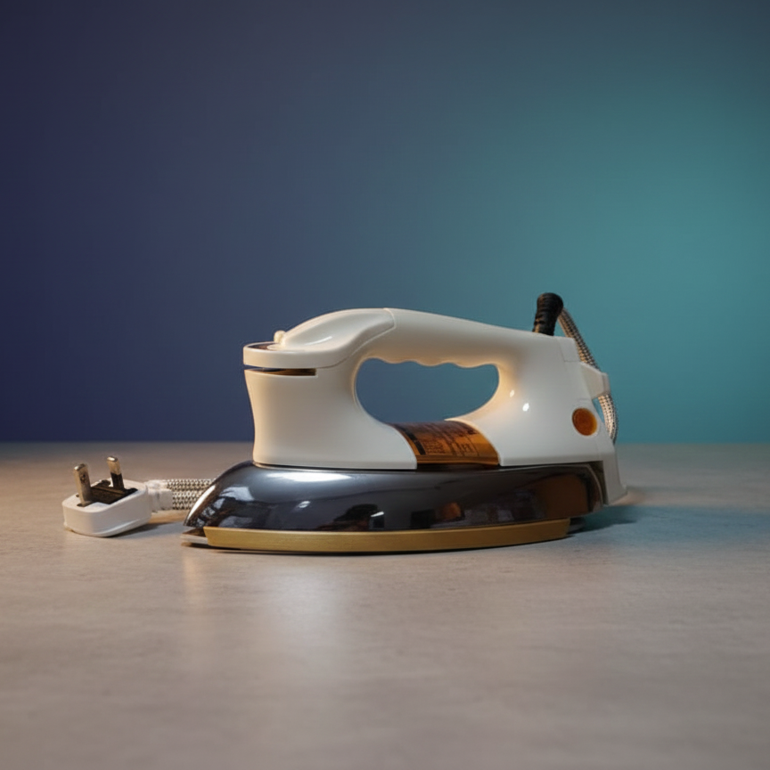27010e0ad63d70f1d22cda6e0e7a75d6 Heavy-Duty Electric Dry Iron | China-Made | Durable, High-Performance Ironing for Home & Commercial Use - 1000 Watt - Image 3