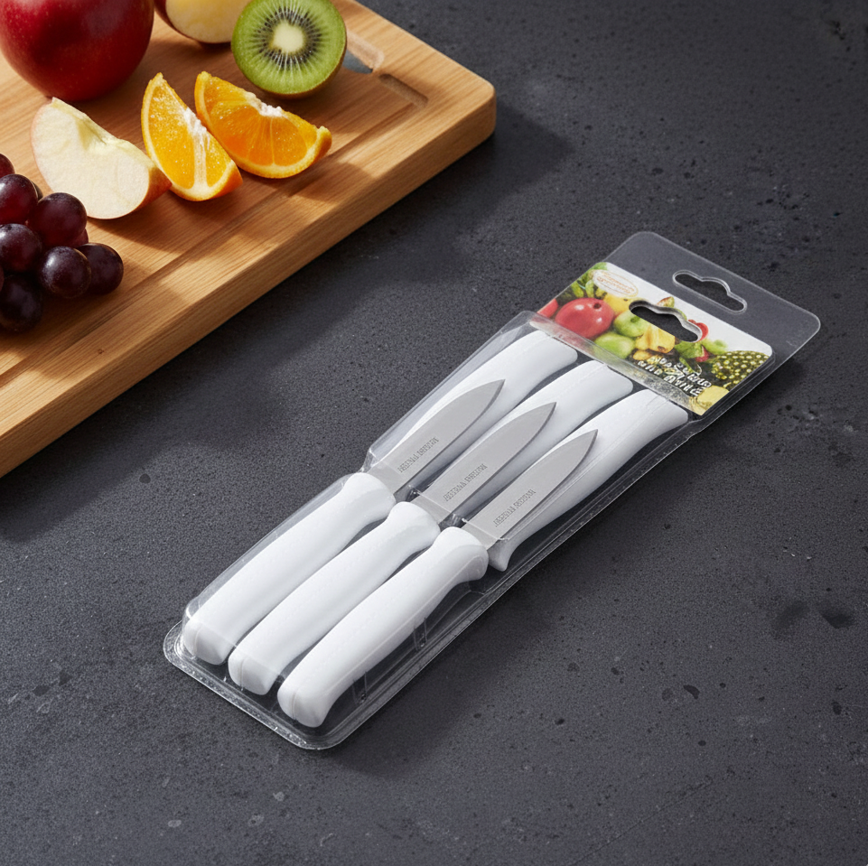 281c92070964238b83c534eeeb311f2e 6 Piece Knife Set | Professional Stainless Steel Kitchen Knives | Sharp Durable Blades for Meat, Vegetables, Fruits & Da - Image 2