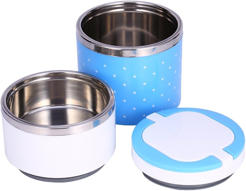 29b33f2898c8b93e6de812c951cee172 2 Layer Stainless Steel Airtight Lunch Box 930ml With Leak-Proof Design - Image 3