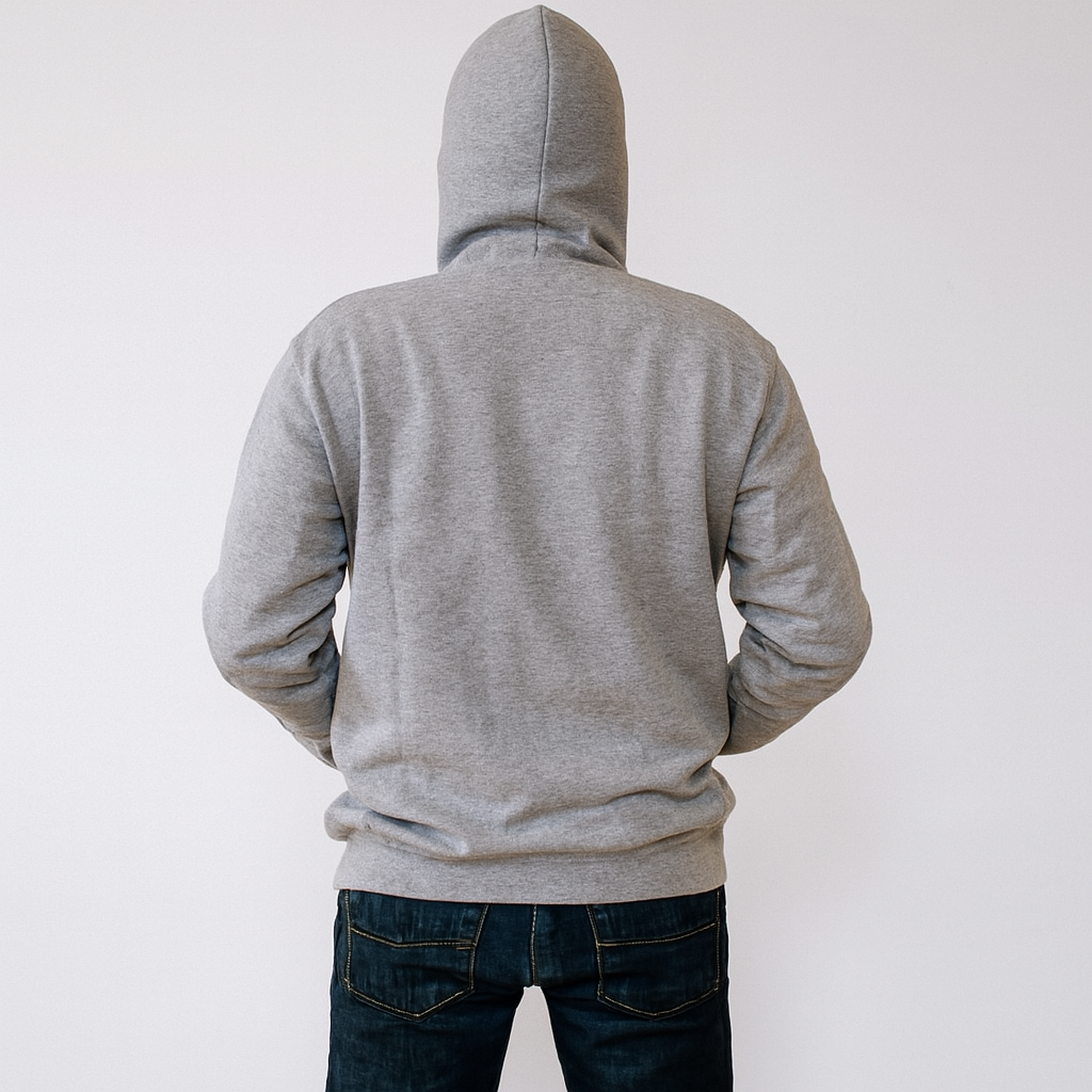 2bac1f8e490213426f9949c382ac71f2 New Summer Collection Full Grey Hoodie ghost Printed For Men And Boys - Image 2