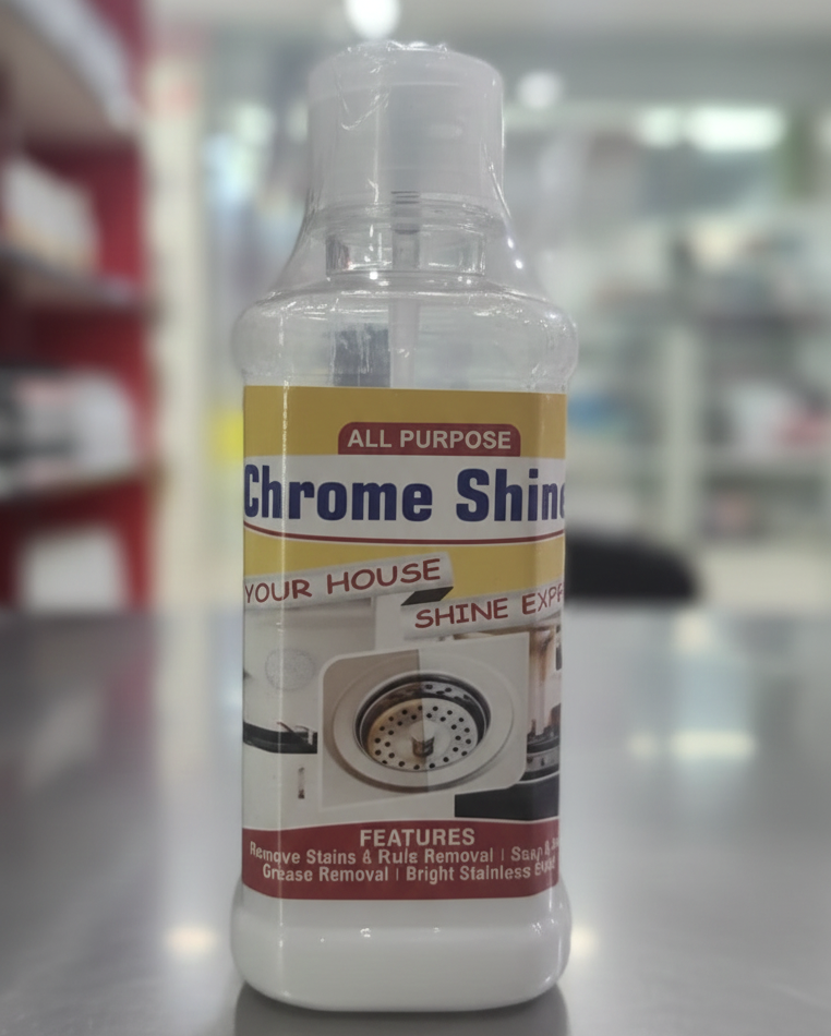 2ceff750975f4c21d338941660d61702 All Purpose Chrome Shine Cleaner 200ml – Powerful Stain, Rust And Grease Removal For Bright And Shiny Stainless Steel Su - Image 2
