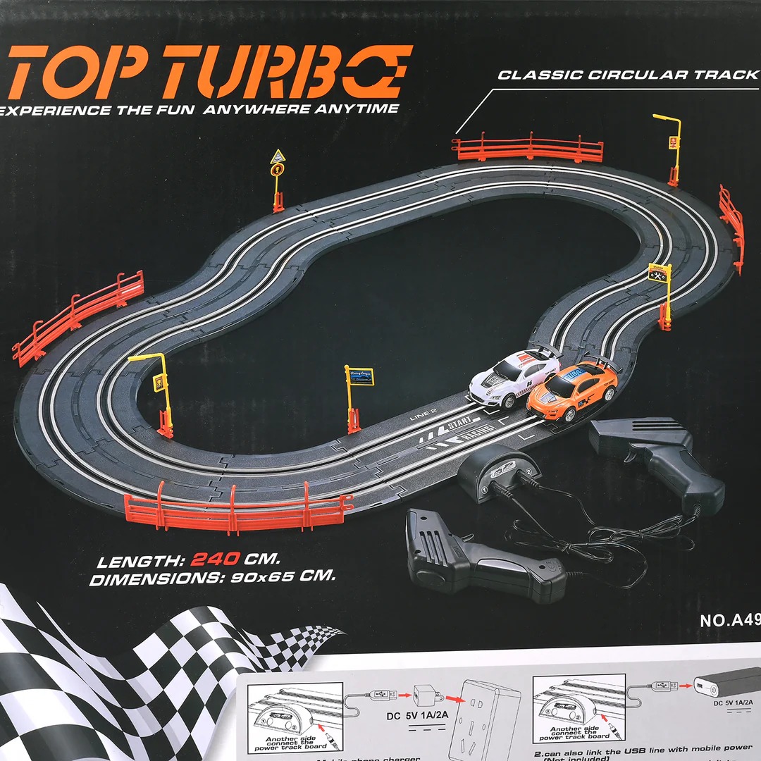 2fc189568b349843b3b4a0d9d4ed19cd Soba Top Turbo: Professional 1:43 Scale High-Speed Slot Car Racing Championship Set
