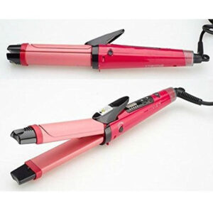 Nova 2-in-1 Hair Straightener & Curler – Model NH-2009, Quick Heat-Up Ceramic Plates for Smooth Straightening &