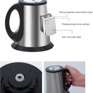 Falari 3L Electric Meat Grinder, Stainless Steel Electric Chopper for Household Use, Automatic Food Processor With 3 Spe
