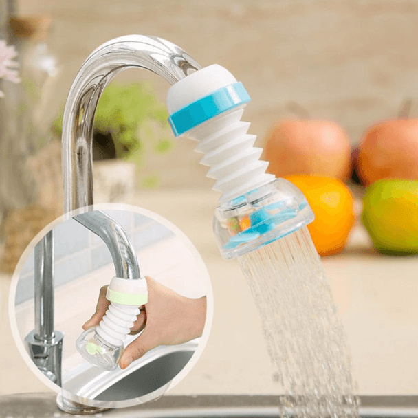 Kitchen Shower Splash Fan Faucet Water-saving Filter Shower Water Rotating Spray Regulator Tap Water Filter Valve for Ki