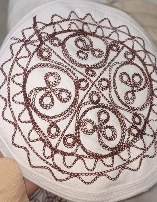 30f93d11e9e0c30dbe720f82f24b0eb2 Embroidered Peshawari Cap Classic Heritage Elegant Craftsmanship Comfortable Fit Durable Fabric Perfect Choice For Cultu - Image 2