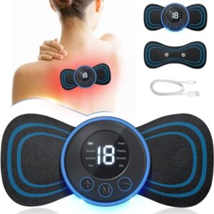 Wireless EMS Mini Body Massager โ Portable Butterfly Massager with 8 Modes for Blood Circulation & Pain Relief