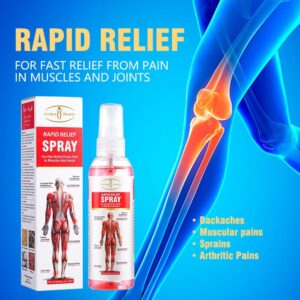 Aichun Beauty Rapid Relief Spray For Muscle And Joint Pain 100ml – Fast Acting Pain Relief Formula For Sore Muscles, Sti