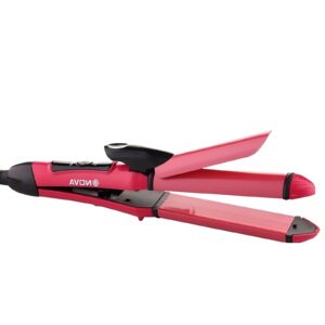 Nova 2-In-1 Hair Straightener & Curler NH-2009 – Quick Heat-Up Ceramic Plates for Sleek Straightening & Effortless Curls