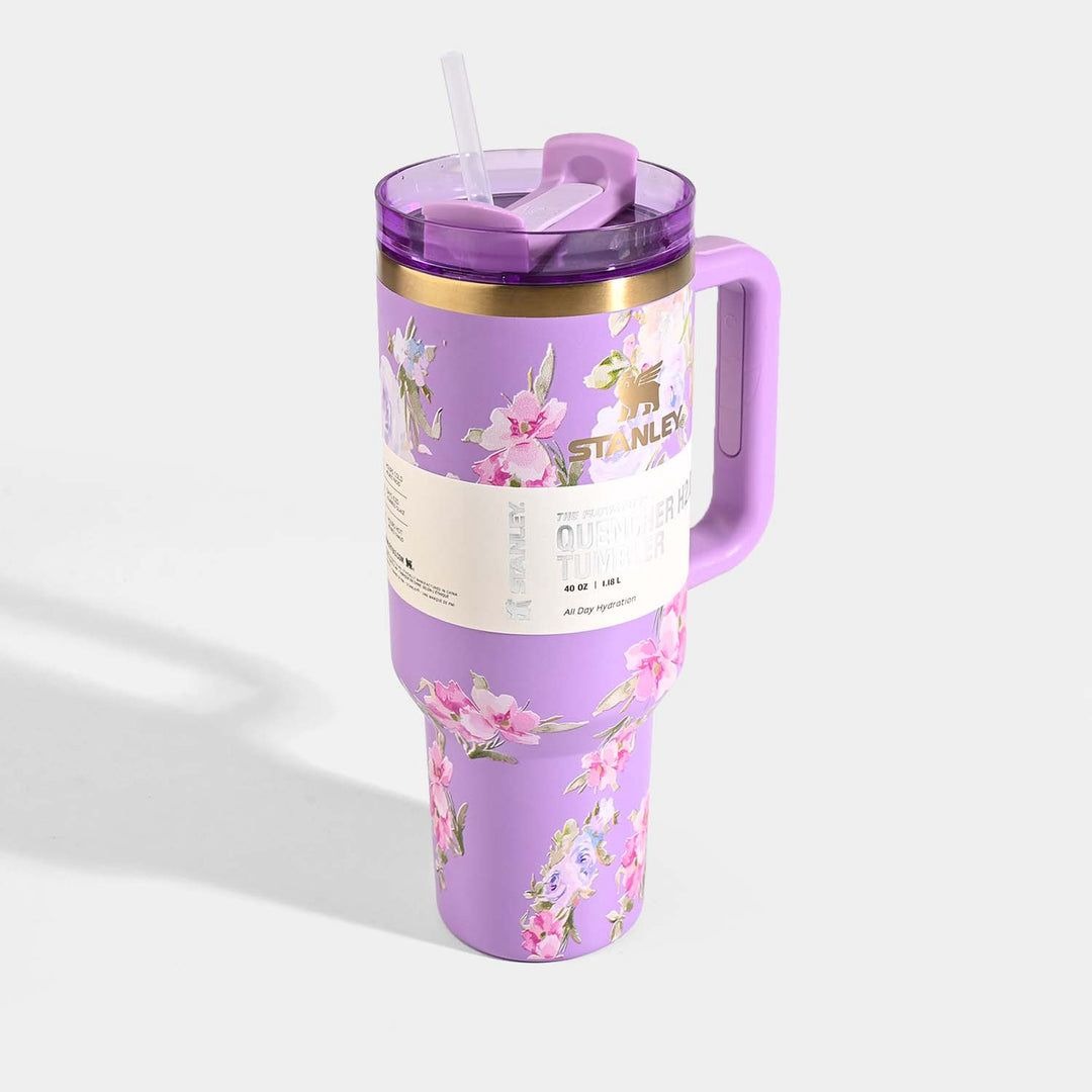 33d22c28d82eea37e149224560a3d991 1200ml Stainless Steel Stanley Tumbler Glossy Marble Shades | Premium Vacuum Insulated Travel Mug | Leakproof Cup For Ho