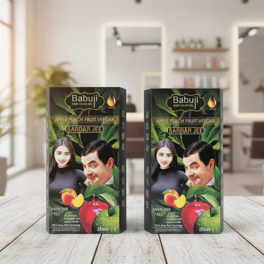 35bbb833a9b7fbe7b0d0a3d1399af54d Babu Ji Hair Color Providing Confidence In Every Shade Long Lasting Color Natural Shine - 250ML x 2