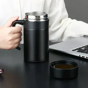 355ML Stainless Steel Coffee Cup – Double Wall Insulated, Leak-Proof, Reusable & Eco-Friendly Travel Mug for Hot & Cold
