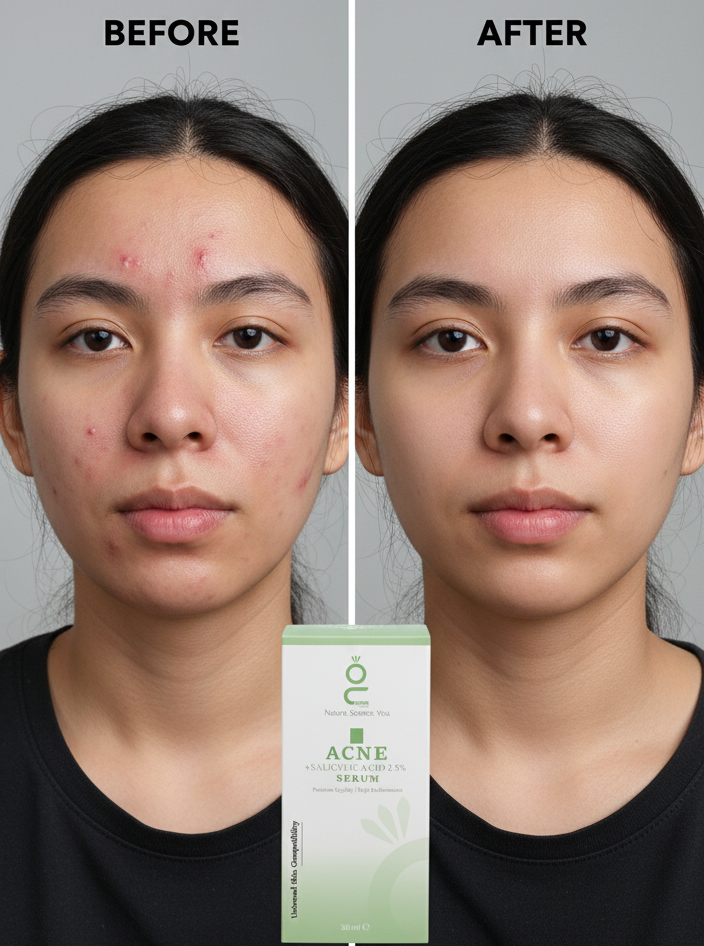 36238159f67b61a2227186ac6dbf3141 Acne Salicylic Acid 2.5% Serum 30ml | Advanced Acne Treatment | Deep Pore Cleansing, Oil Control, And Skin Clarifying Fa - Image 4