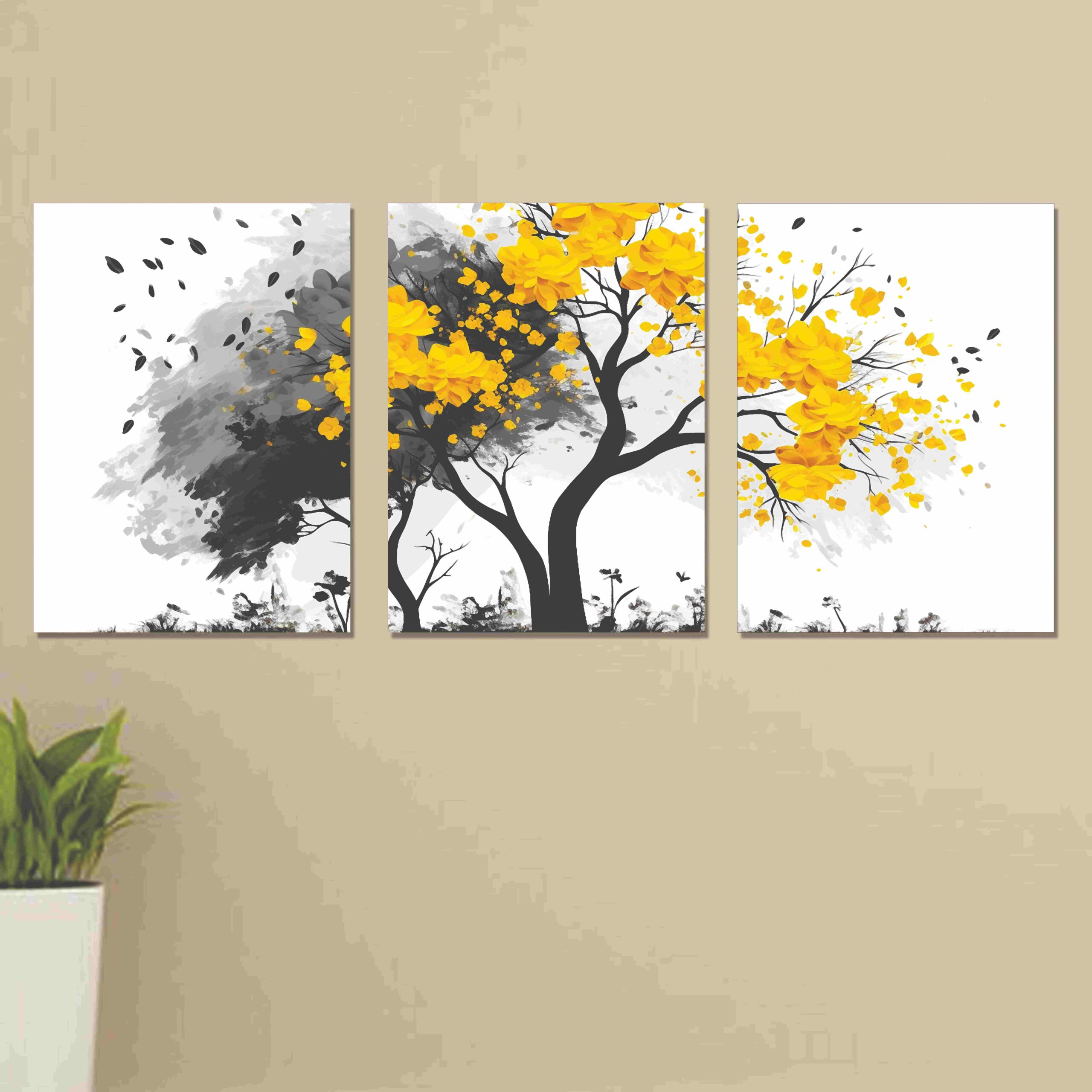 3647d1982efd47d9aaef5569af013c48 Set of 3 Wall Art Wooden Phototile Frames for Wall Decor