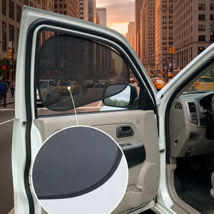 37eac2590dcdc2fc03228522e7596533 4 Pcs Car Shades Universal Size Sun Protection Window Curtains Foldable UV Blocking Car Sunshades For Front And Rear Win