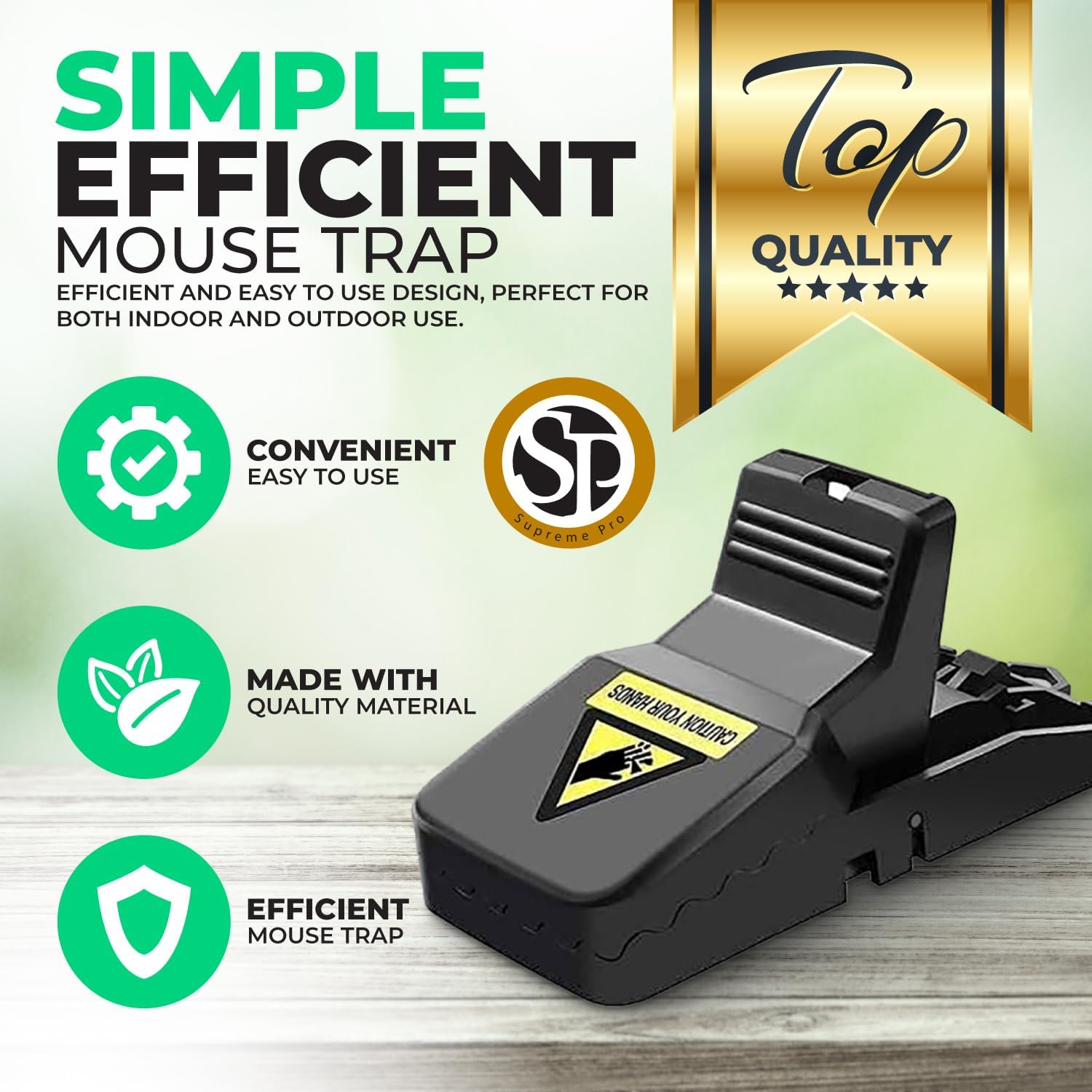 380879bf7a7347ef125e65326a277417 Heavy Duty Reusable Plastic Mouse Trap – Durable & Safe Mouse Catcher for Effective Rodent Control - Image 3