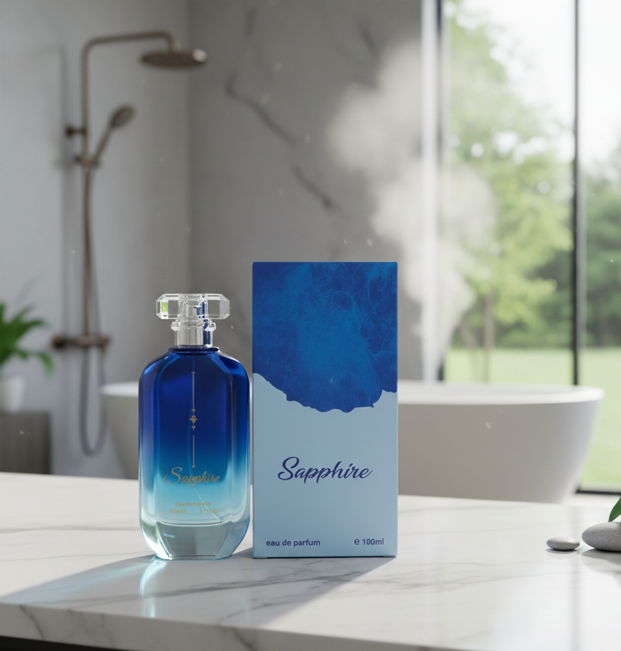387c74e797195f966a528421bd212ffc Sapphire Perfume – 100ml Long-Lasting Fragrance, Elegant Scent for Daily Wear & Special Occasions - Image 2