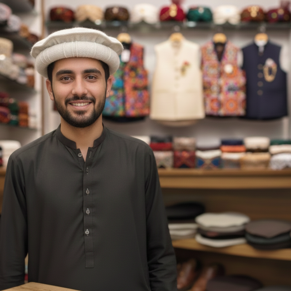 3881a047f3516f2082f069fd2c1dc09b Peshawari Cap Traditional Style Durable Fabric Comfortable Fit Elegant Look Perfect Choice For Daily Wear Travel And Hou