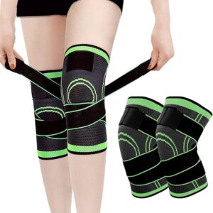 Knee Support Band For Pressure Weaving With 3D Weave Protection Against Injury Pressure Adjustable Knee Support For Men