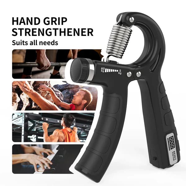 398e9b727b2c322155998d0d40f8a3d6 Adjustable Exerciser Hand Gripper With Counter Strengthener Adjustable Resistance Wrist Strengthener Forearm Gripper Han - Image 2