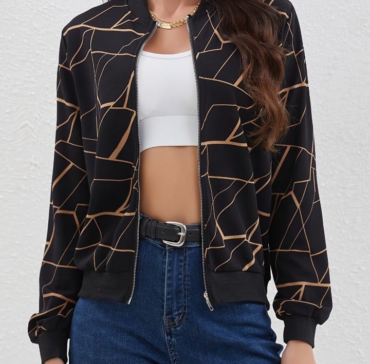 39e8636b797b0e1116b31c90a3edce06 Ladies Lining Jacket Elegant Design Smooth Comfort Easy Wear Durable Stitching Lightweight (Only Jacket)