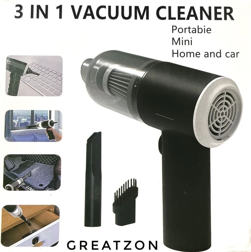 39fb78f8fc07b395747c2b3f0be36478 3 in 1 Portable Wireless Vacuum Cleaner – High Power Suction, Air Pump & Duster for Home, Car & Laptop