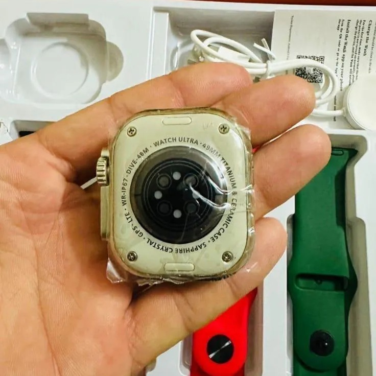 3b4c0dee4678d7b6bc8ac4ecee123054 Ultra Smart Watch With 7 Silicone Straps Offering Stylish Variety And Comfortable Wear For Everyday Use - Image 2