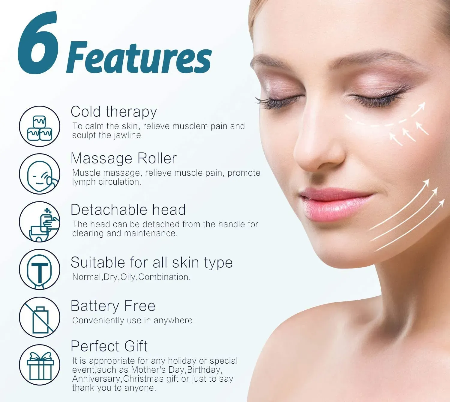3b4f08fc798d56bca54b904744b6c293.jpg_2200x2200q80.jpg_ MARZAHAR Ice Roller for Face & Eye Puffiness Relief, Cold Gel Ice Face Roller Massager - Ice Roller Cool Roller For