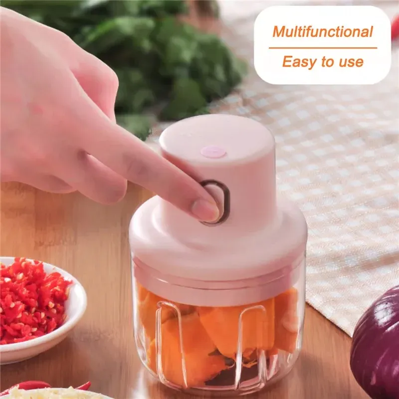 3b54402296c480fbbe999275bde28e7d Intelligent Garlic Machine | Electric Garlic Chopper & Grinder | Smart Mini Food Processor for Quick Garlic & Spice Prep - Image 3