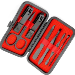 Premium Manicure & Pedicure Kit – Stainless Steel Nail Clippers Set with Grooming Tools for Hand, Foot & Facial