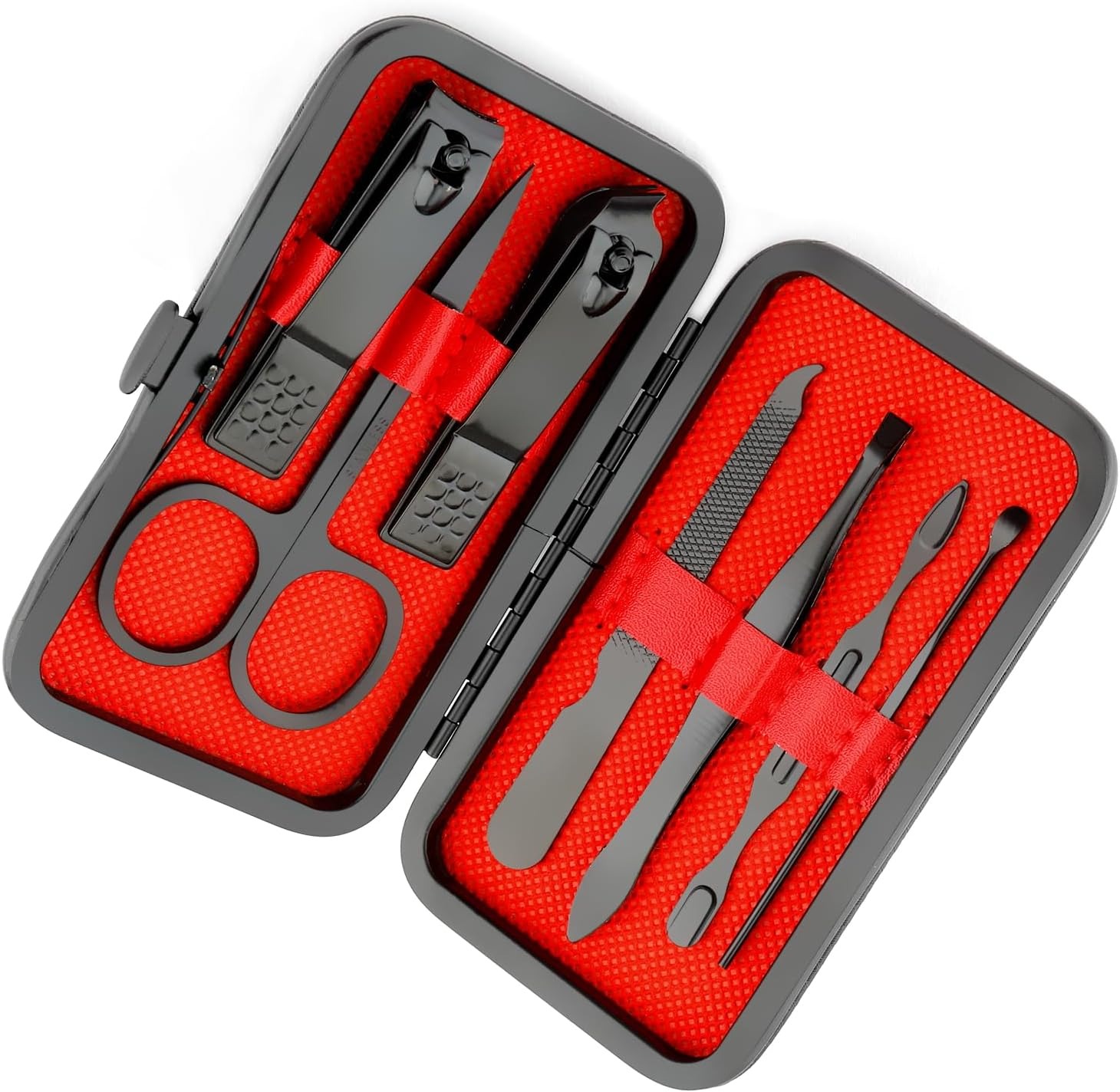 3ba74d53bbc0048641b31c63be4293b9 Premium Manicure & Pedicure Kit – Stainless Steel Nail Clippers Set with Grooming Tools for Hand, Foot & Facial