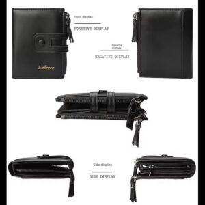 Original Buffalo Leather Trifold Wallet for Men – Premium Handcrafted Slim Bifold Card Holder Wallet