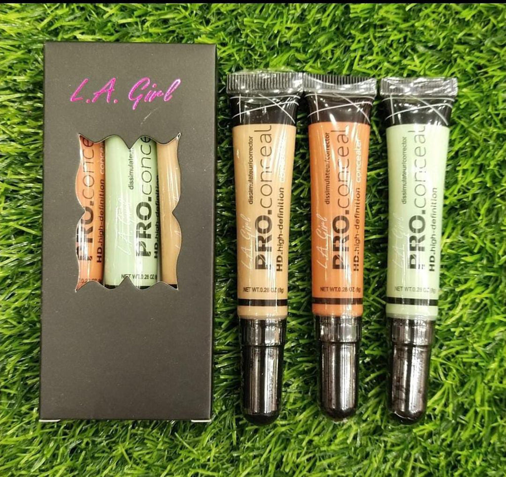 Pack Of 03 L.A. Girl High Definition Concealer | Best Quality Concealer For Girls | Concealer For Women