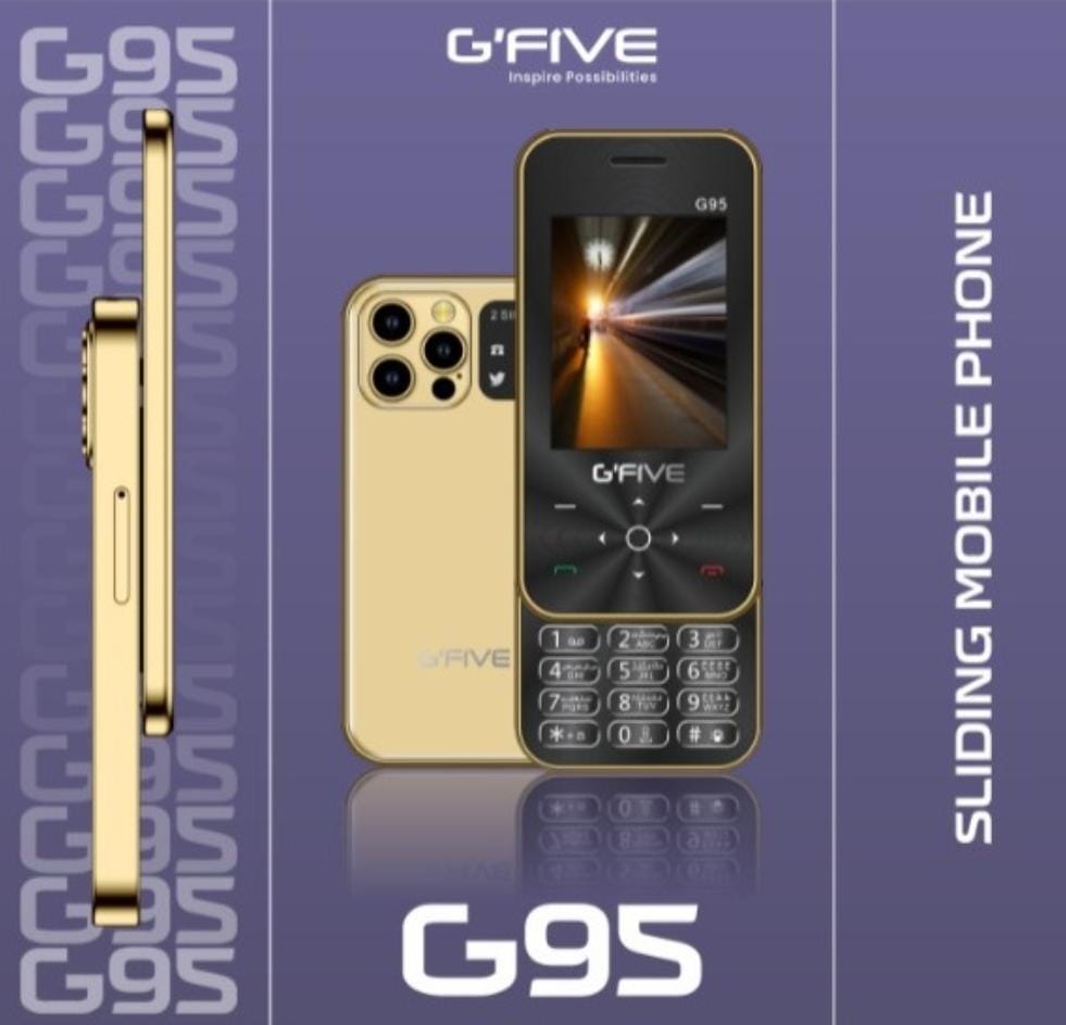 3df58b64ac261378031c1a4f72013d64 Gfive G95 Slider Mobile | 2.4" QVGA Display | Dual SIM | PTA Approved | 2000mAh Battery
