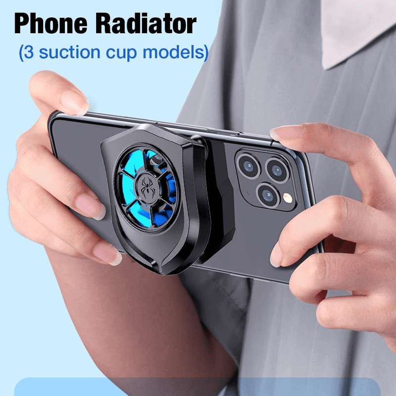 3ee52ab2faed1e4f0602c495c9c3a3d7 Portable Mobile Phone Quiet Cooling Fan Heat Diffuser Radiator With Light