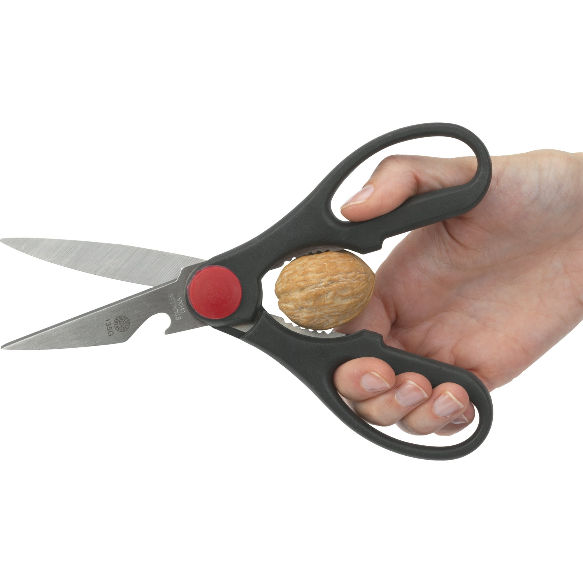 3f168f71538d2d1ac51f20e28856f9af Multifunctional Kitchen Scissors – Durable Stainless Steel, for Cutting, Chopping & Everyday Use.(Random Colour) - Image 2