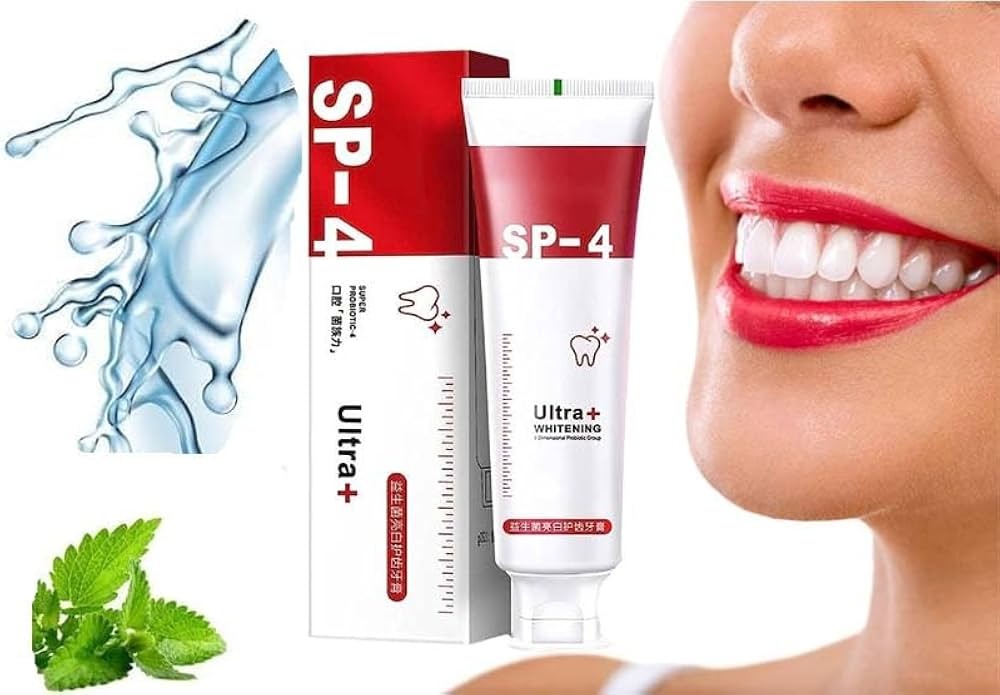 40b0a60ec8579e9f201d451dd71b2528 Yayashi SP 4 Ultra Whitening Toothpaste – Strong Stain Removal & Fresh Breath Daily Oral Care (120g)