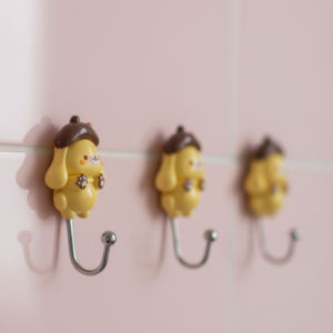 Sanrio Wall Hook – Cute & Durable Cartoon Wall Hanger for Keys, Bags, Towels & Accessories | Strong Adhesive, Space-Savi