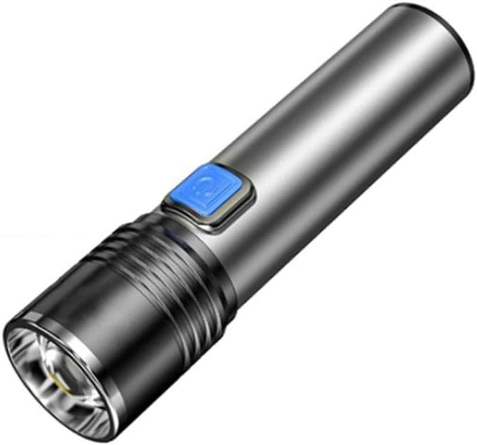 415p2lpvFtL._AC_SX679_ K31 USB Rechargeable LED Flash Light Flashlight - Image 2