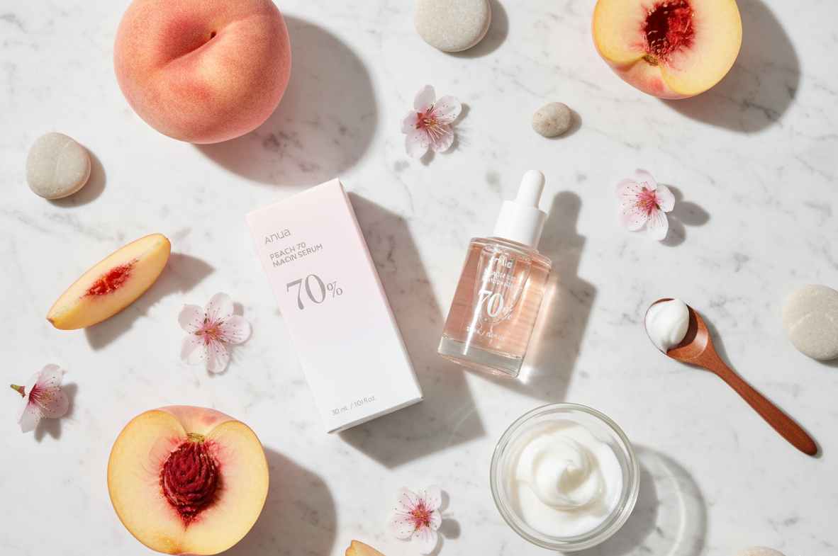 4179d5d5c86e10cf0beaabf5ec6540a6 Anua Peach 70 Niacin Serum – Brightening, Hydrating Glass-Skin Serum with 70% Peach Extract & 5% Niacinamide - Image 4