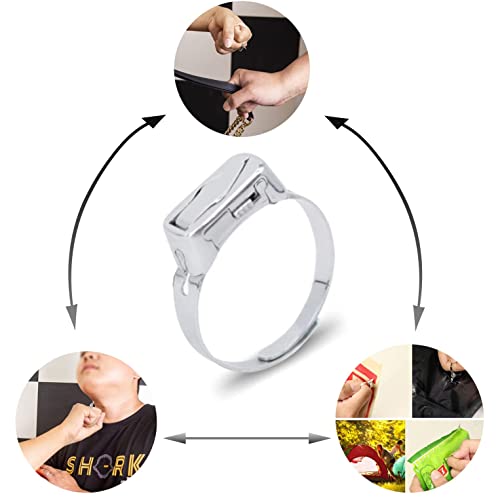 41oTvY1qXnL._UL500_ Adjustable Self Defense Ring - Self Defense Ring Knife - Hidden Blade Emergency Protection Tool for Men & Women - Image 3
