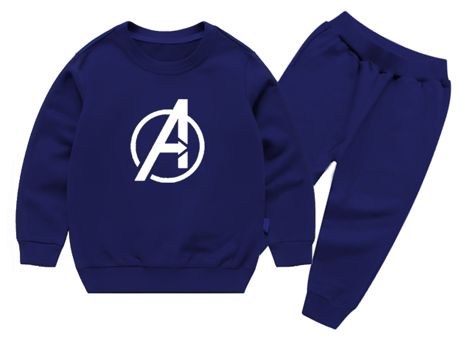 4235574732ebc26effcec8db26a7f4ff Avenger Printed Sweatshirt & Pajama Trouser Tracksuit for Kids | Winter Warm Fleece Clothing Set Outfit for Boys & Girls - Image 4