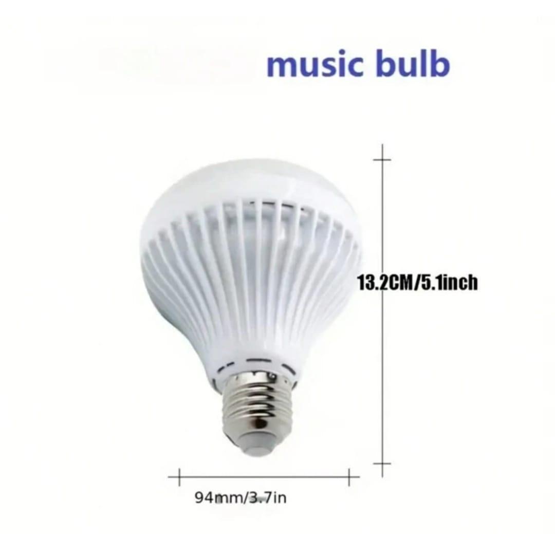 4410adfca12732d206af25abbd7bccb5 LED Music Bulb with Built-in Bluetooth Speaker – Colorful RGB Light for Parties, Bedrooms, Home Décor & Mood Lighting - Image 2