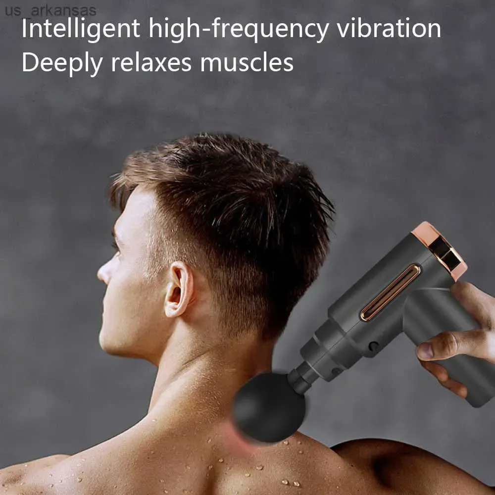 44917255204afa62eaea83b5f107b563 4 In 1 Massage Gun | Deep Tissue Percussion Massager With 4 Attachments | Handheld Electric Body Relaxation Therapy For - Image 4