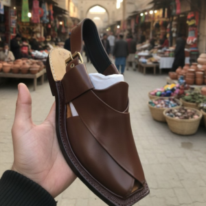 Plain Brown Single Sole Narozi Providing Traditional Style With Durable Build Comfortable Fit
