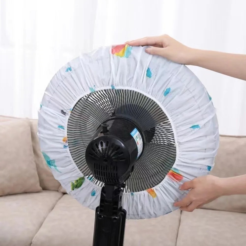 4647614b11fd4ffbcbd9642bde863e02 Fan Cover Cartoon Style Floor Standing Electric Fan Dust Cover Universal Electric Fan Protection Case Durable Quality (R - Image 2
