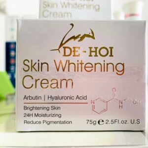 DE HOI Skin Whitening Cream โ Brightening & Moisturizing Face and Body Cream for Dark Skin - 75 gram